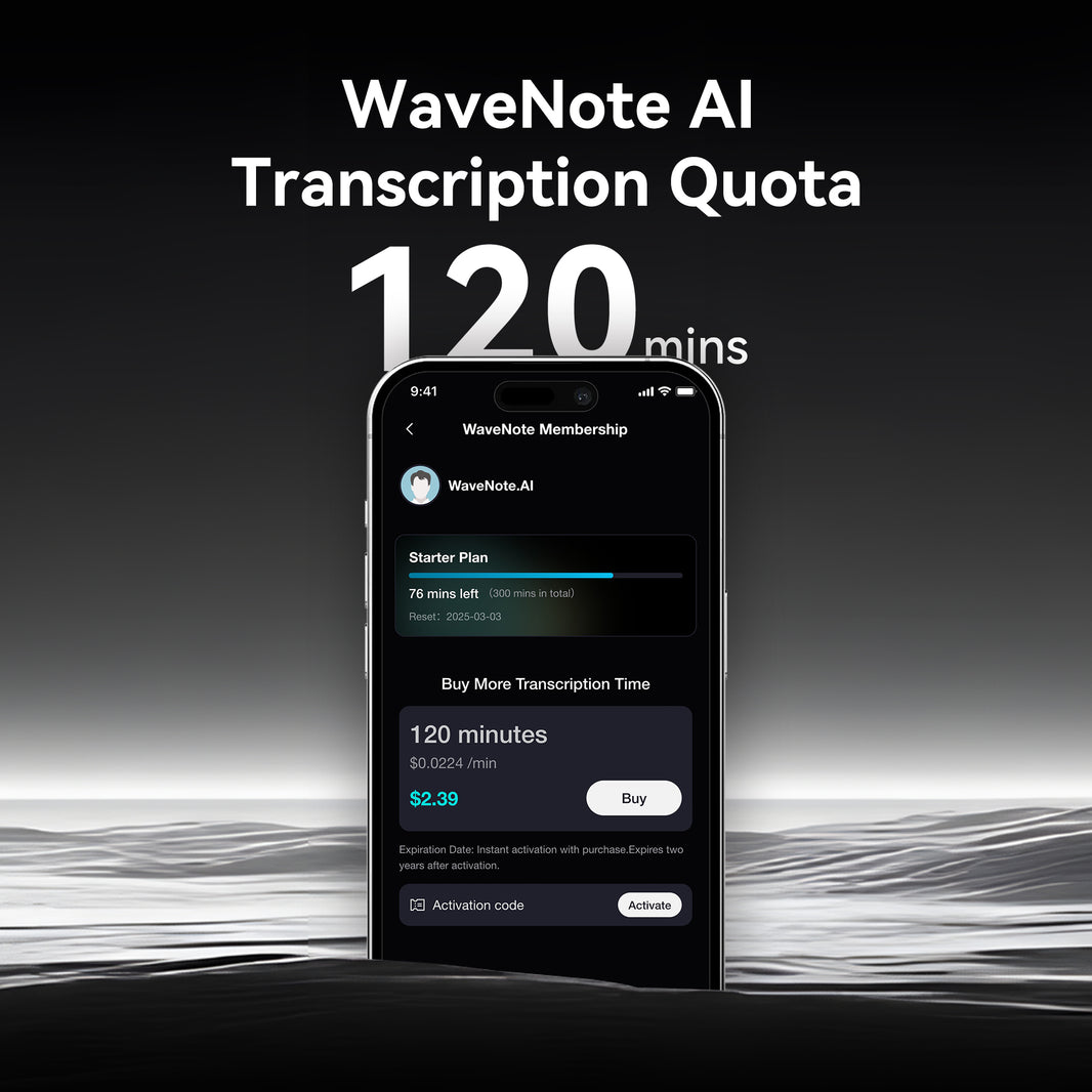 120 Minutes Transcription Quota