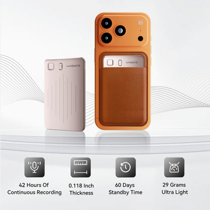 WaveNote AI Recorder, AI Transcribe & Summarize, Support 112 Languages