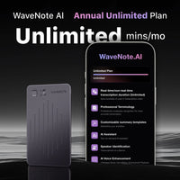 Wavenote AI Recorder & Annual Unlimited Plan