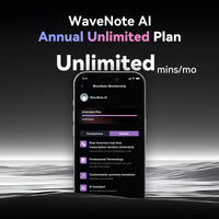 WaveNote AI Annual Unlimited Plan