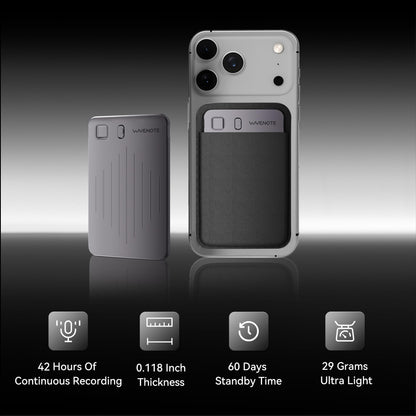 WaveNote AI Recorder, AI Transcribe & Summarize, Support 112 Languages