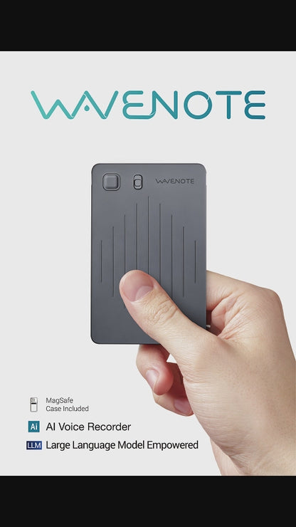 WaveNote AI Recorder, AI Transcribe & Summarize, Support 112 Languages